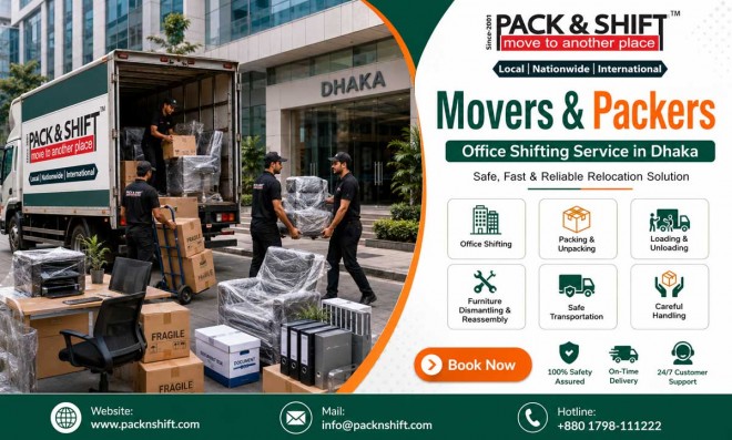 office shifting service in dhaka